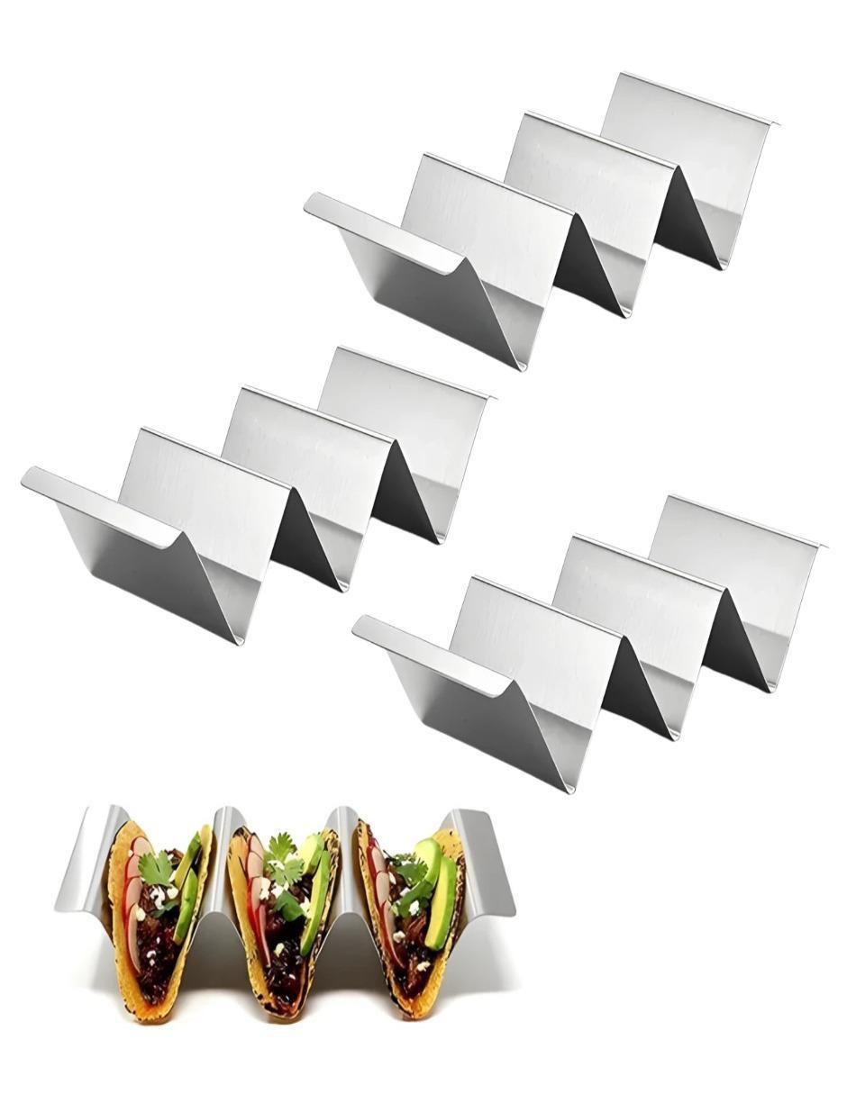 Set platos de acero inoxidable 3 piezas 1