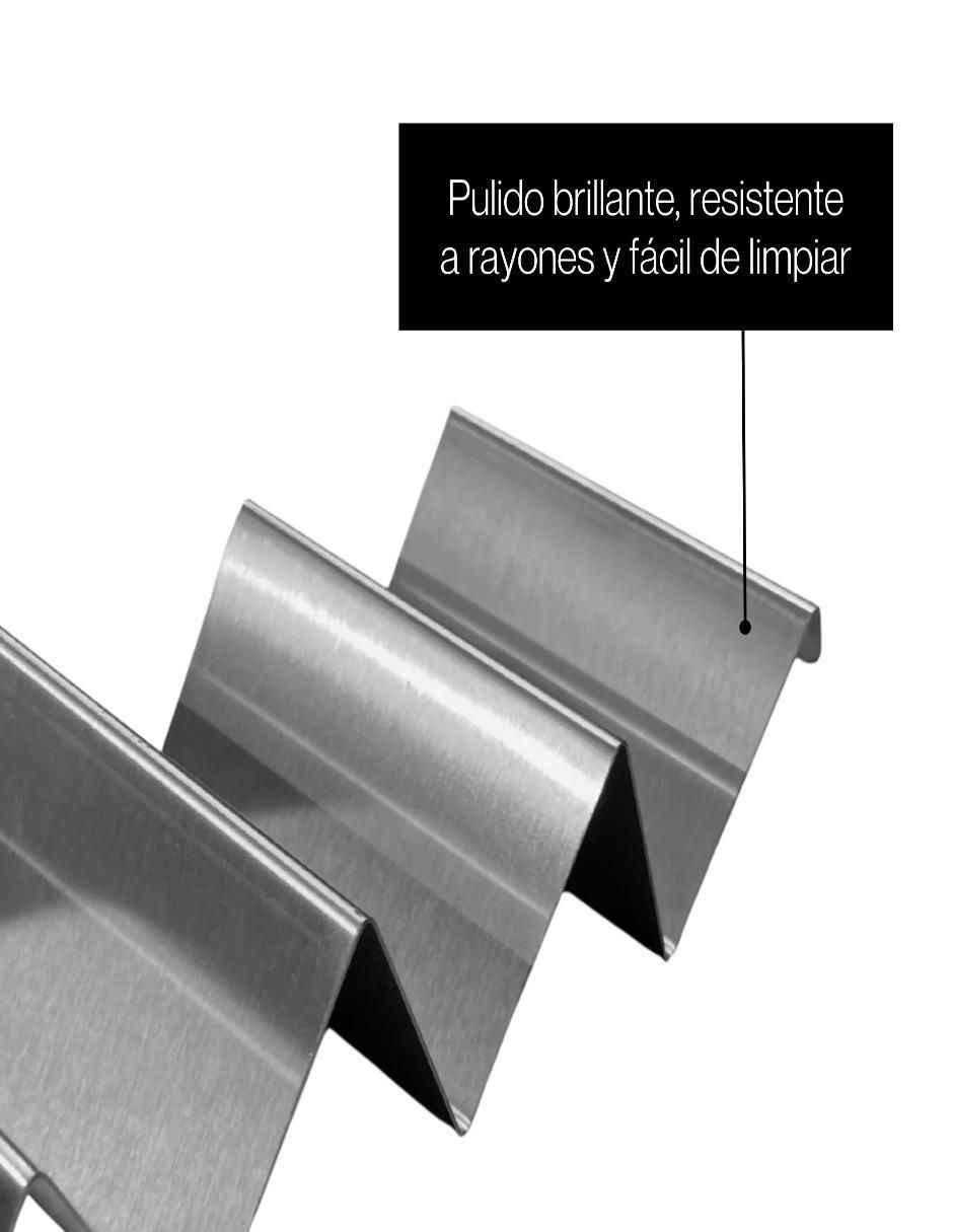 Set platos de acero inoxidable 3 piezas 6
