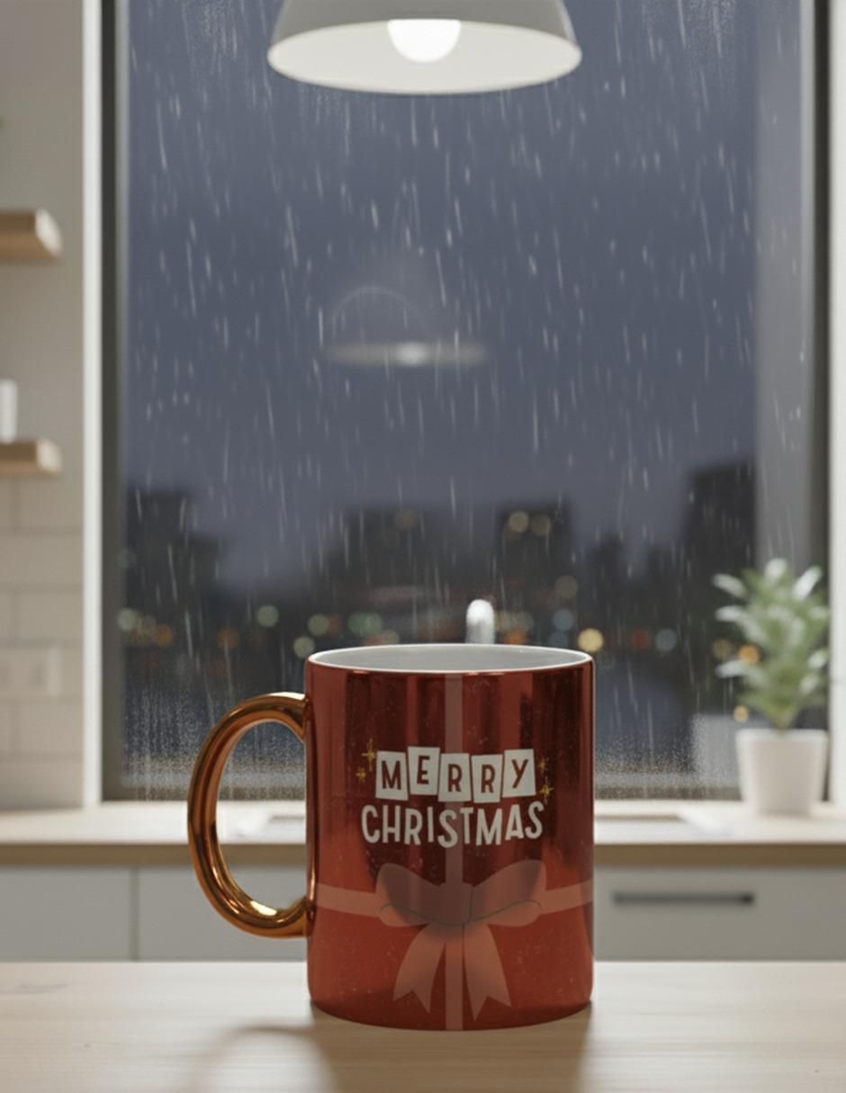 Set de tazas navideñas clásicas Navidad 2 piezas 4