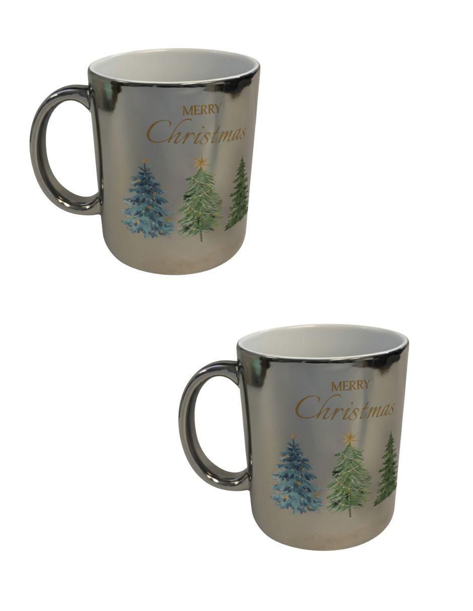 Set de tazas navideñas clásicas Navidad 2 piezas Set de tazas navideñas clásicas Navidad 2 piezas