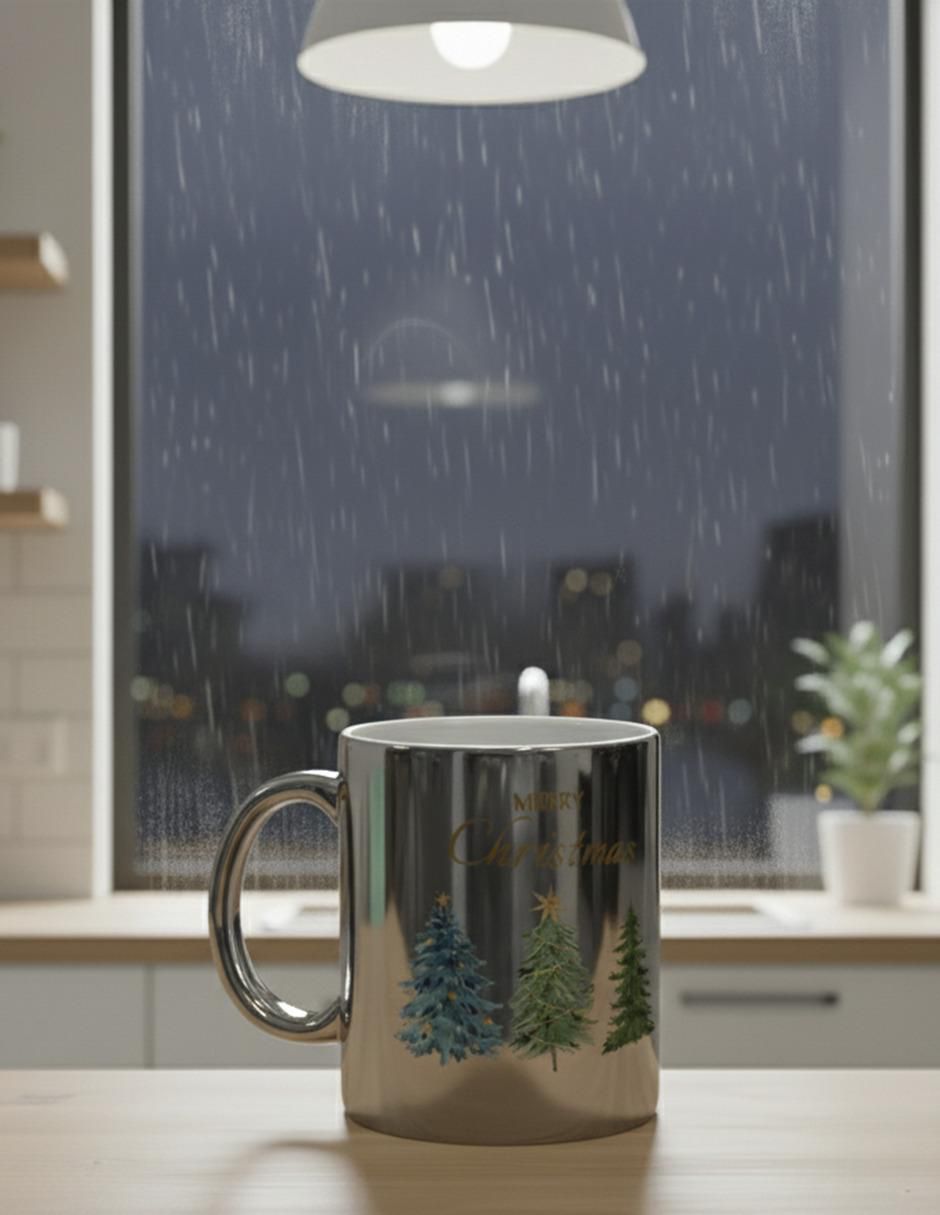 Set de tazas navideñas clásicas Navidad 2 piezas 3