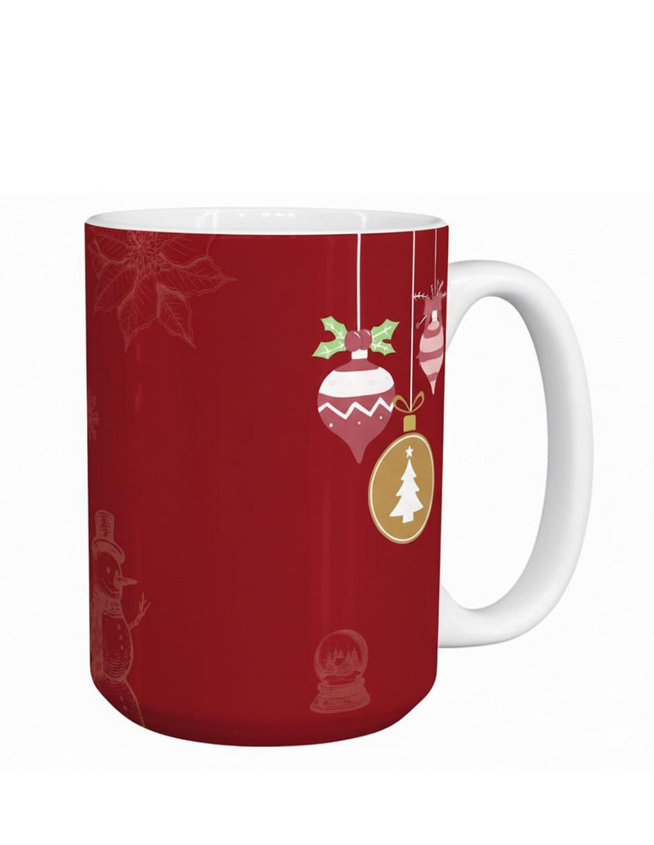 Set de tazas navideñas clásicas Navidad 2 piezas 4