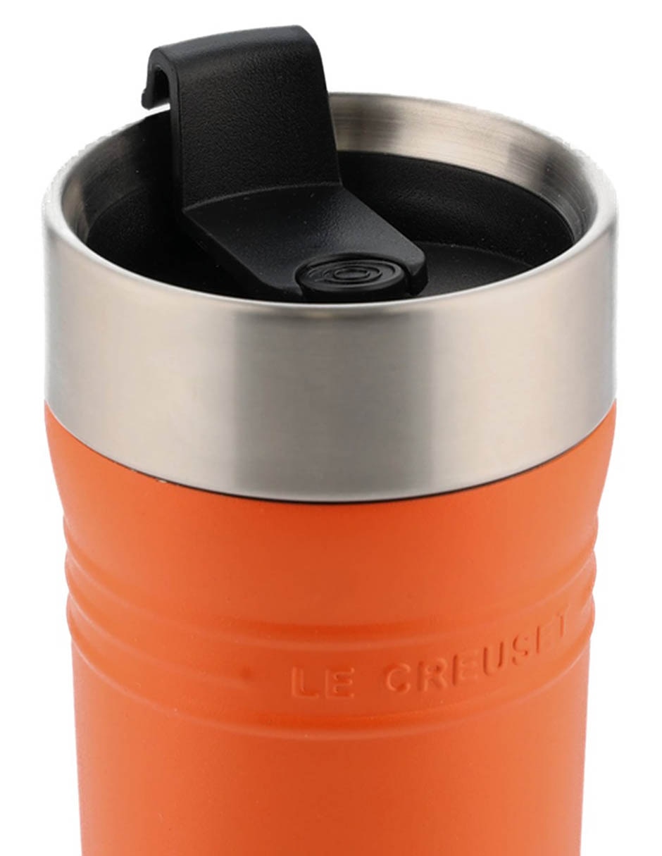 Termo Le Creuset de acero inoxidable On The Go con tapa rosca 350 ml