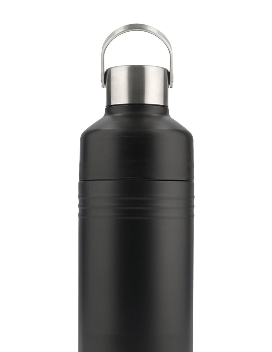 Termo de acero inoxidable con tapa rosca 1 L