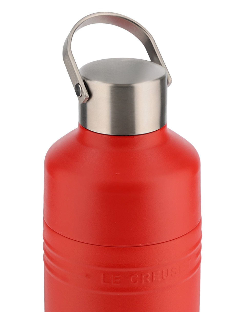 Termo Le Creuset de acero inoxidable con tapa rosca 1 L