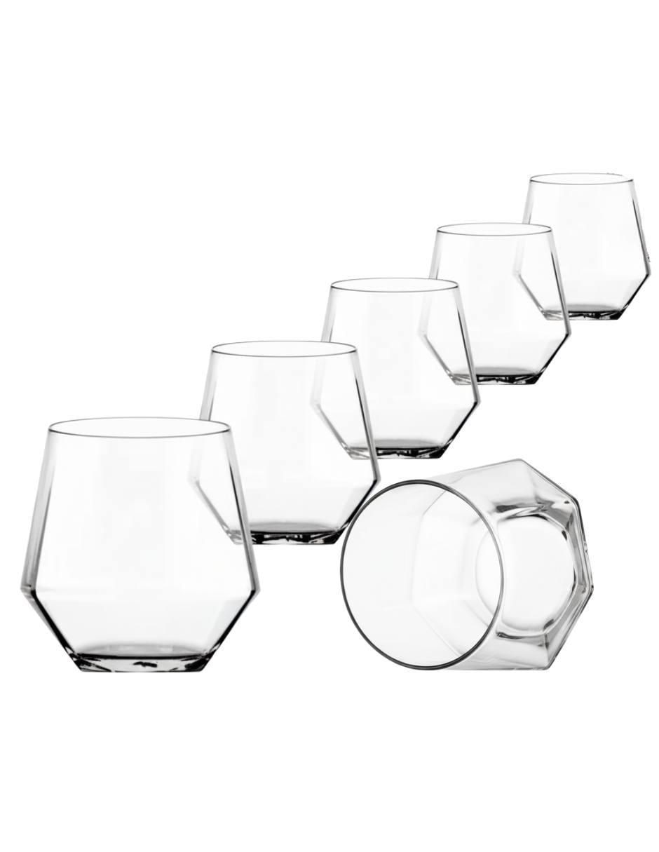 Set de vasos para whisky Cristar Rotterdam de vidrio con 6 piezas