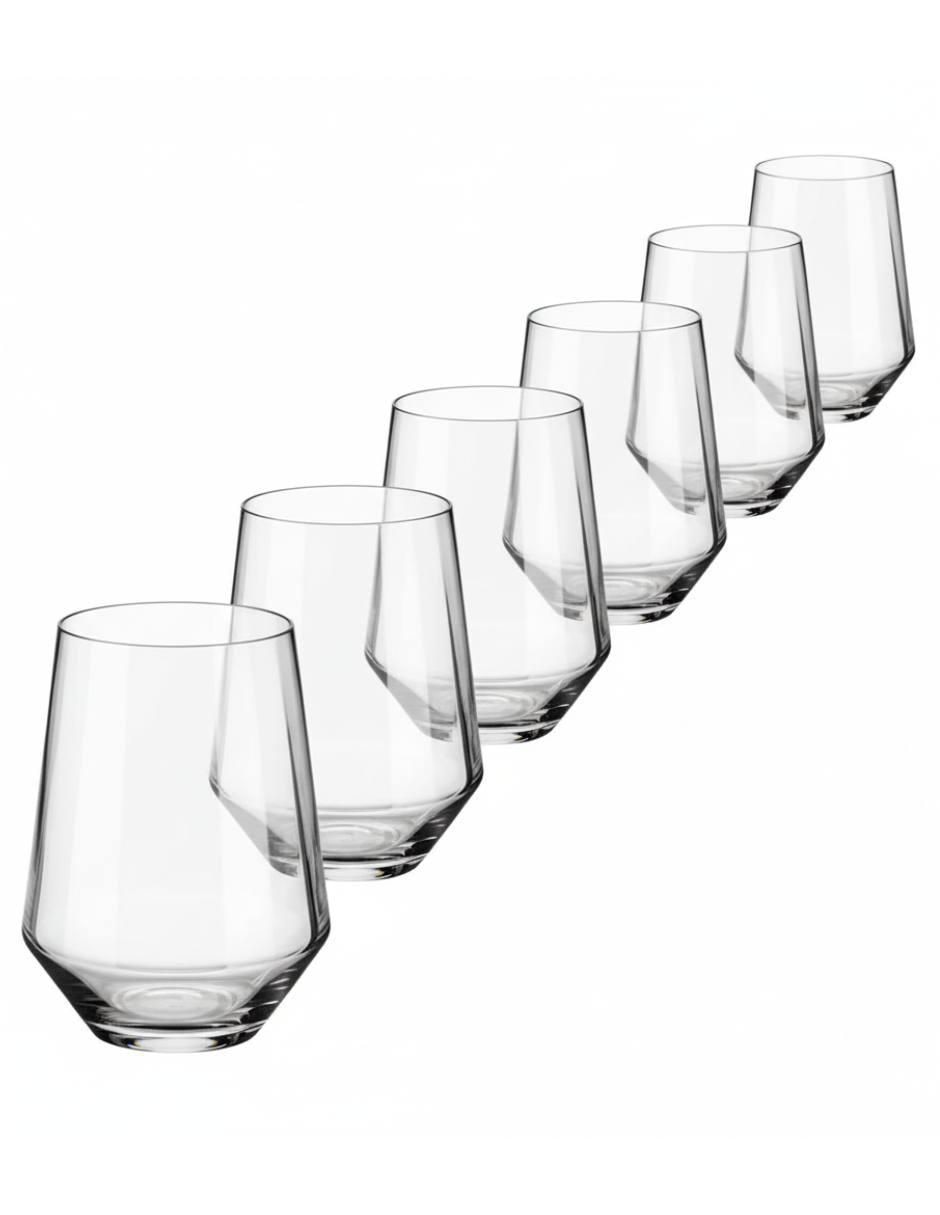 Set de vasos para whisky Cristar Rotterdam de vidrio con 6 piezas