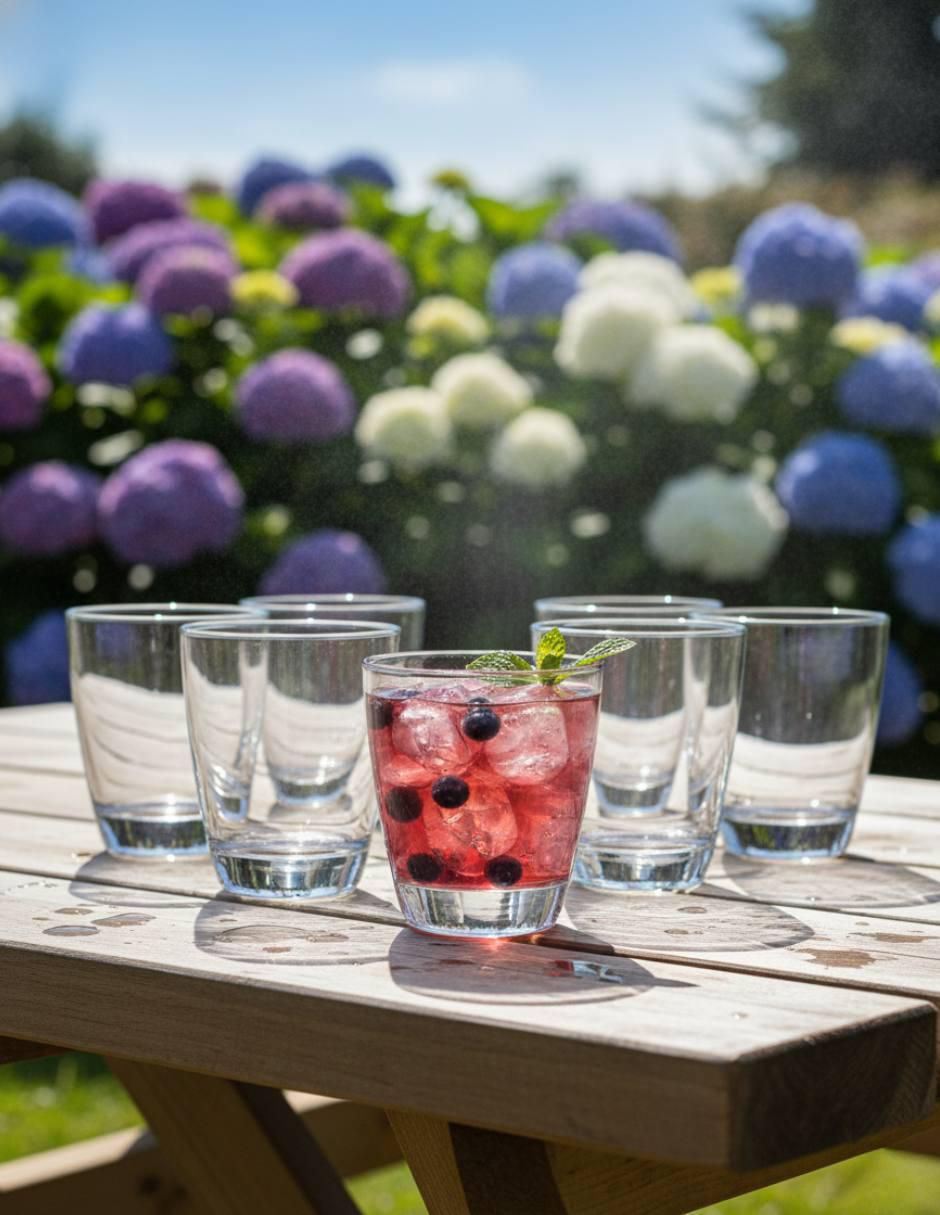 Set de vasos para agua Oasis de vidrio con 6 piezas