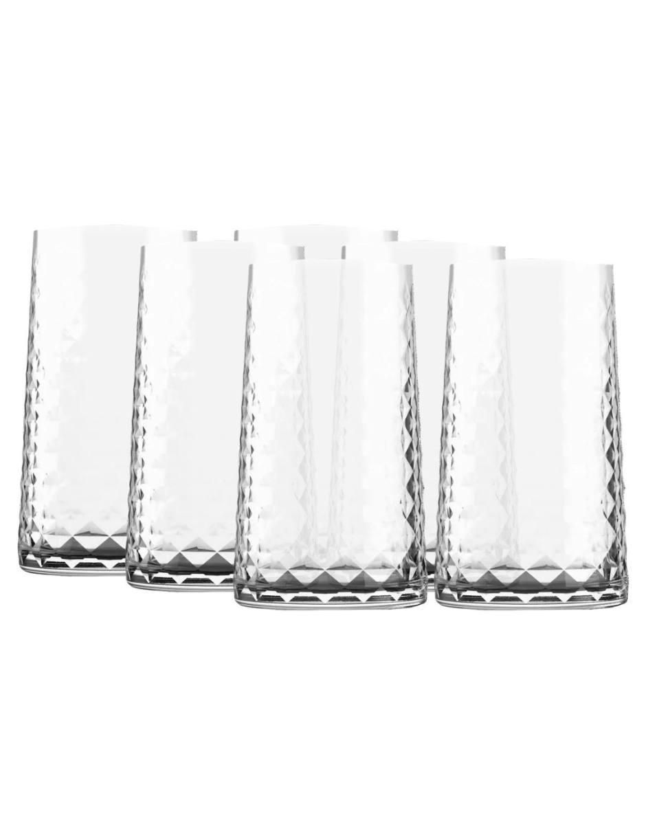 Set de vasos highball Cristar Cairo de vidrio con 6 piezas