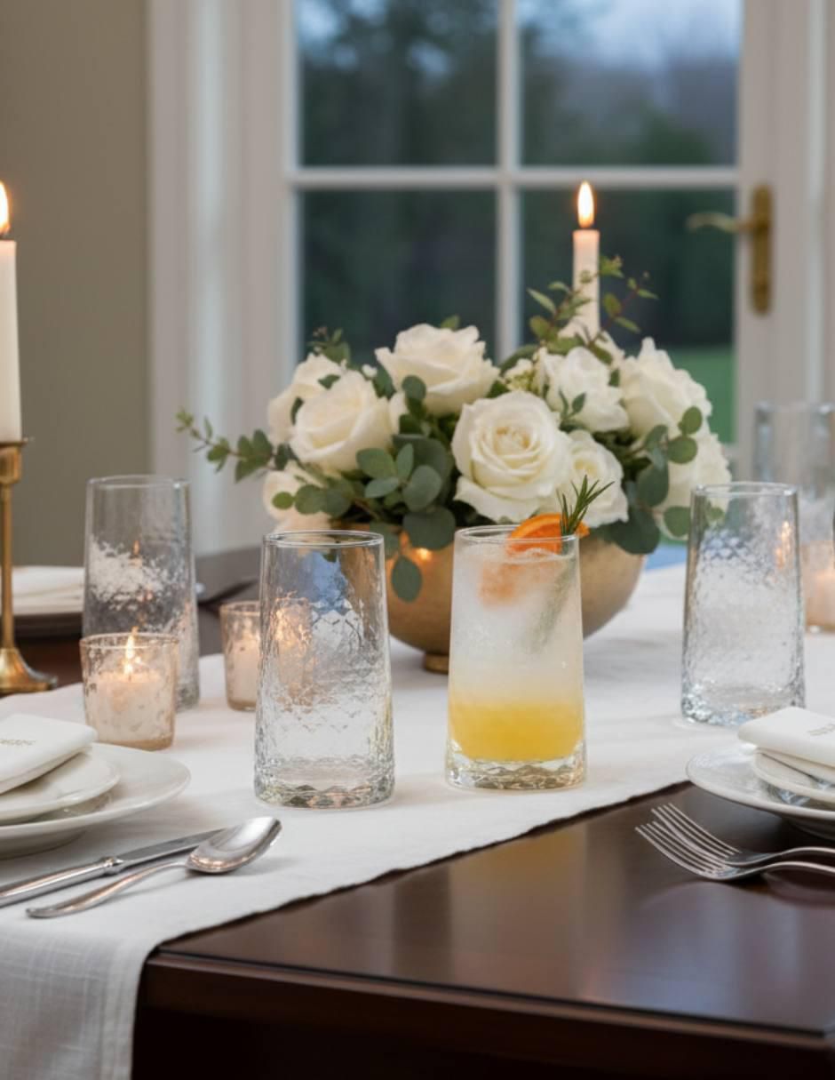 Set de vasos highball Cairo de vidrio con 6 piezas