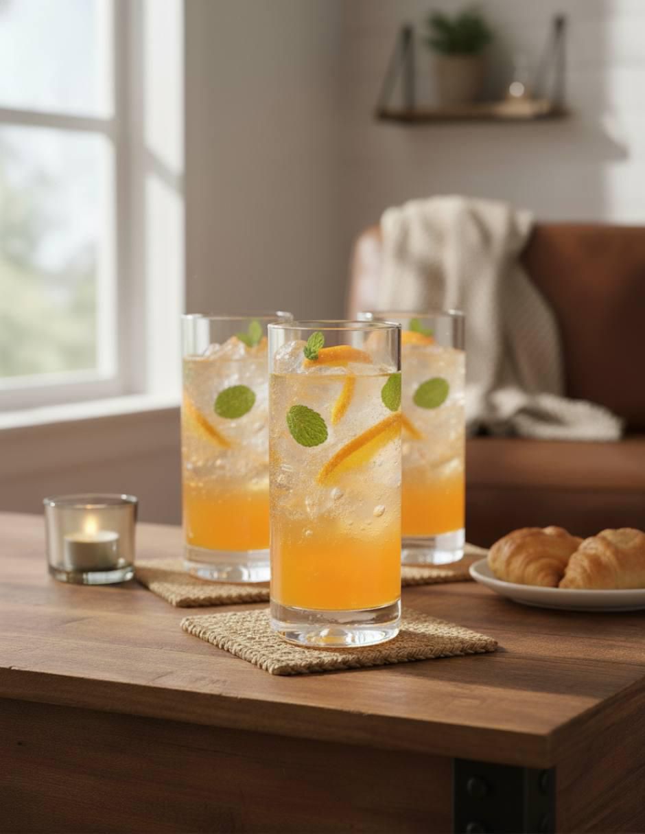 Set de vasos highball Manhatan de vidrio con 6 piezas 3