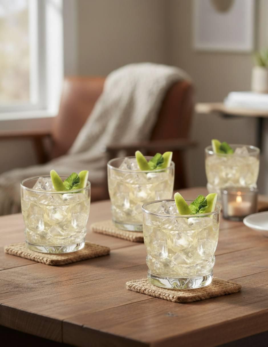 Set de vasos para whisky Madeiras de vidrio con 6 piezas 3