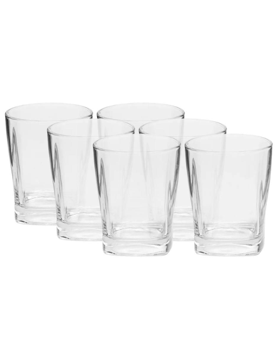 Set de vasos old fashion Cristar Verona de vidrio con 6 piezas