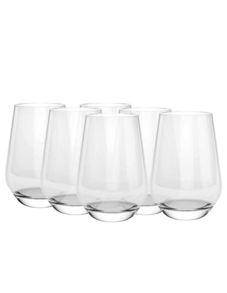 Set de vasos para agua Cristar Sicilia de vidrio con 6 piezas