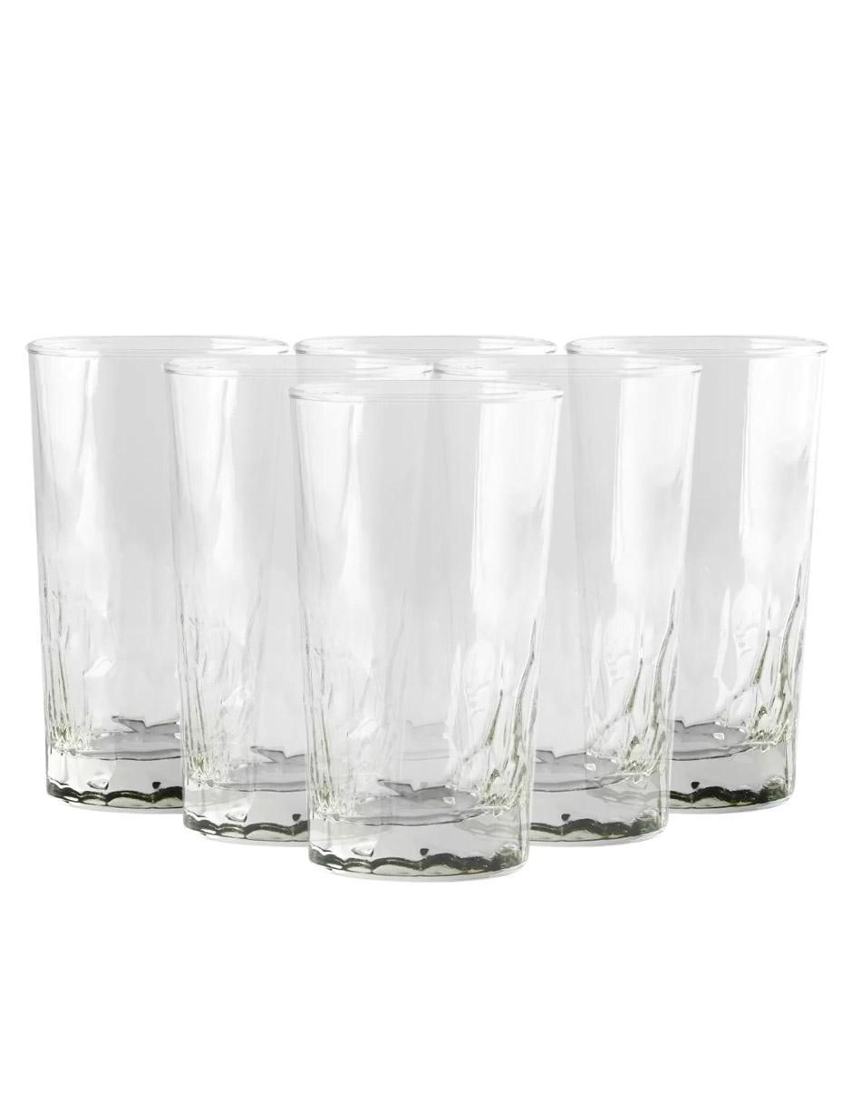 Set de vasos highball Cristar Tierra de vidrio con 6 piezas
