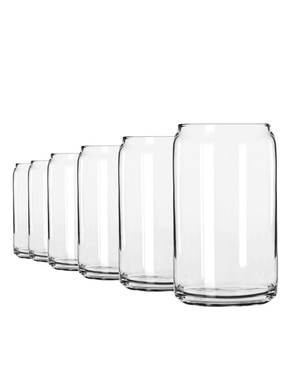 Set de vasos para agua de vidrio con 6 piezas 1