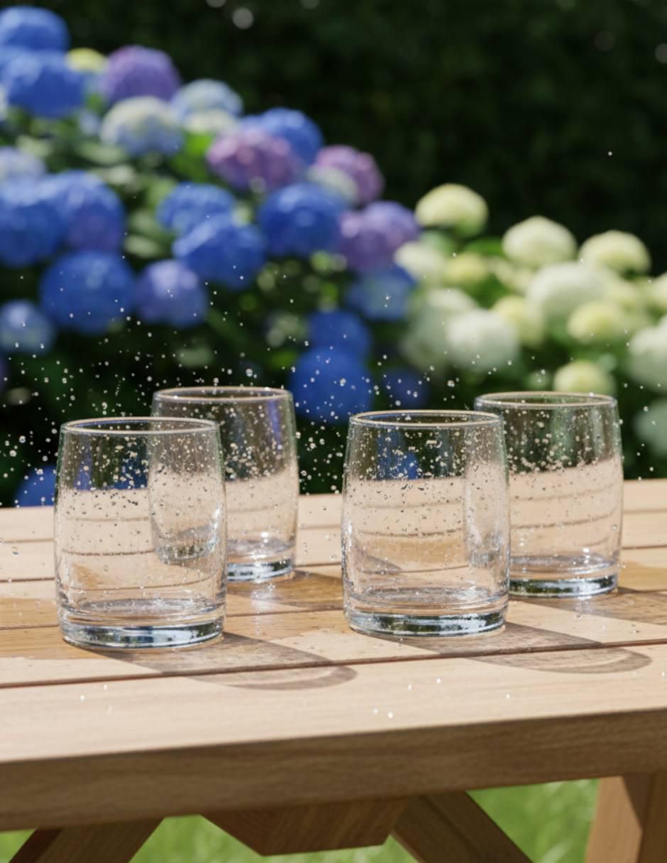 Set de vasos old fashion Cristar Toledo de vidrio con 6 piezas