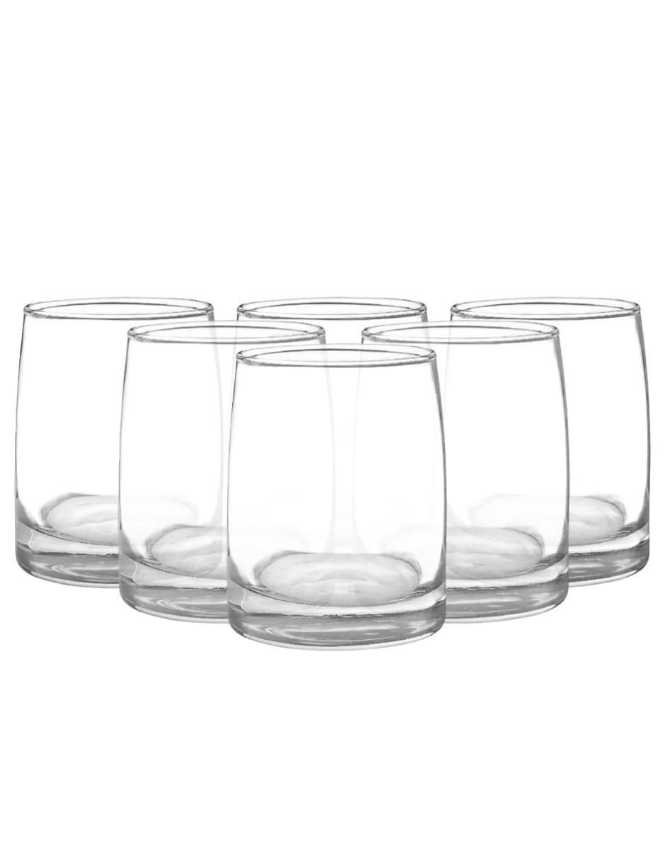 Set de vasos old fashion Cristar Toledo de vidrio con 6 piezas