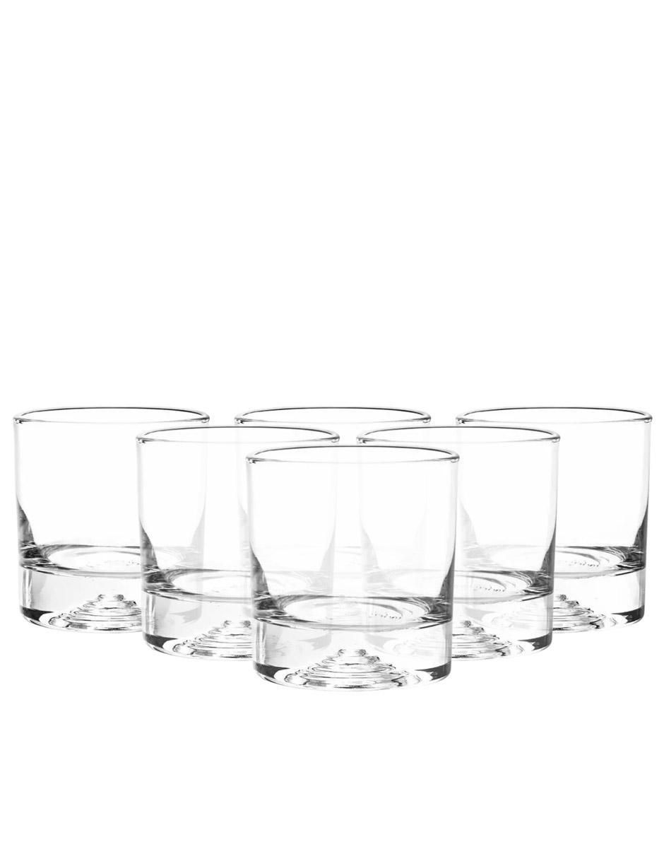 Set de vasos para whisky Malaga de vidrio con 6 piezas Set de vasos para whisky Malaga de vidrio con 6 piezas