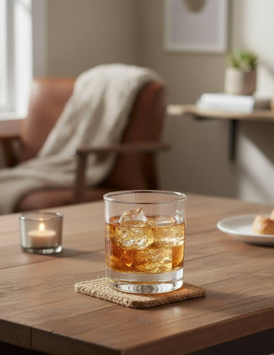 Set de vasos para whisky Malaga de vidrio con 6 piezas 2