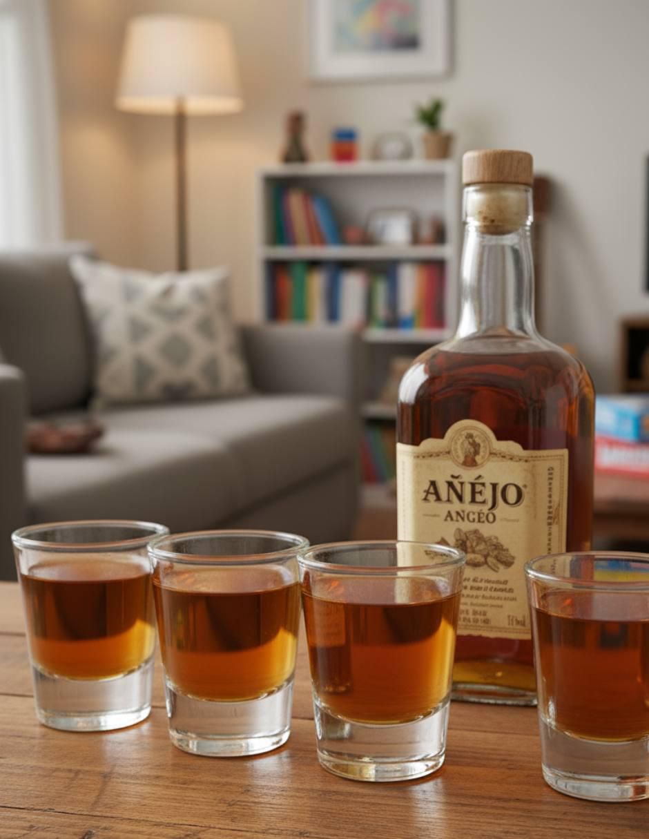 Set de vasos tequileros de vidrio con 6 piezas 3