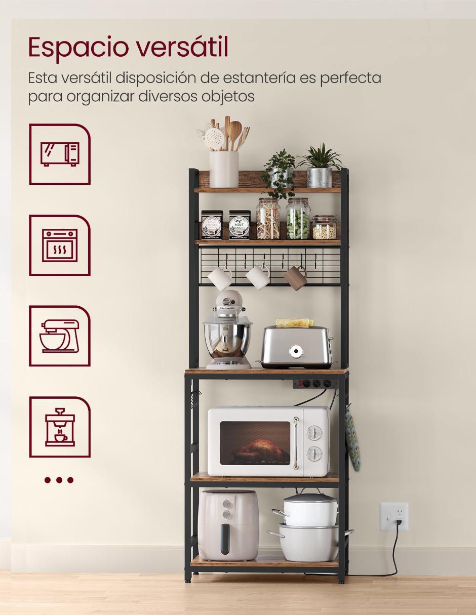 Estante de MDP Songmics Home Bellita MKKS037B01