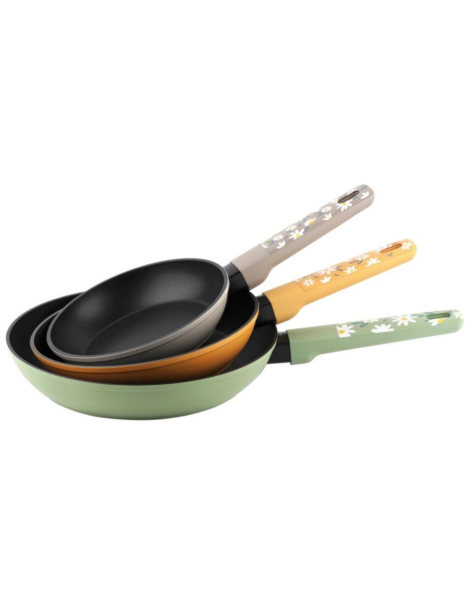 Set de sartenes FIORE de aluminio forjado 3 piezas Set de sartenes FIORE de aluminio forjado 3 piezas