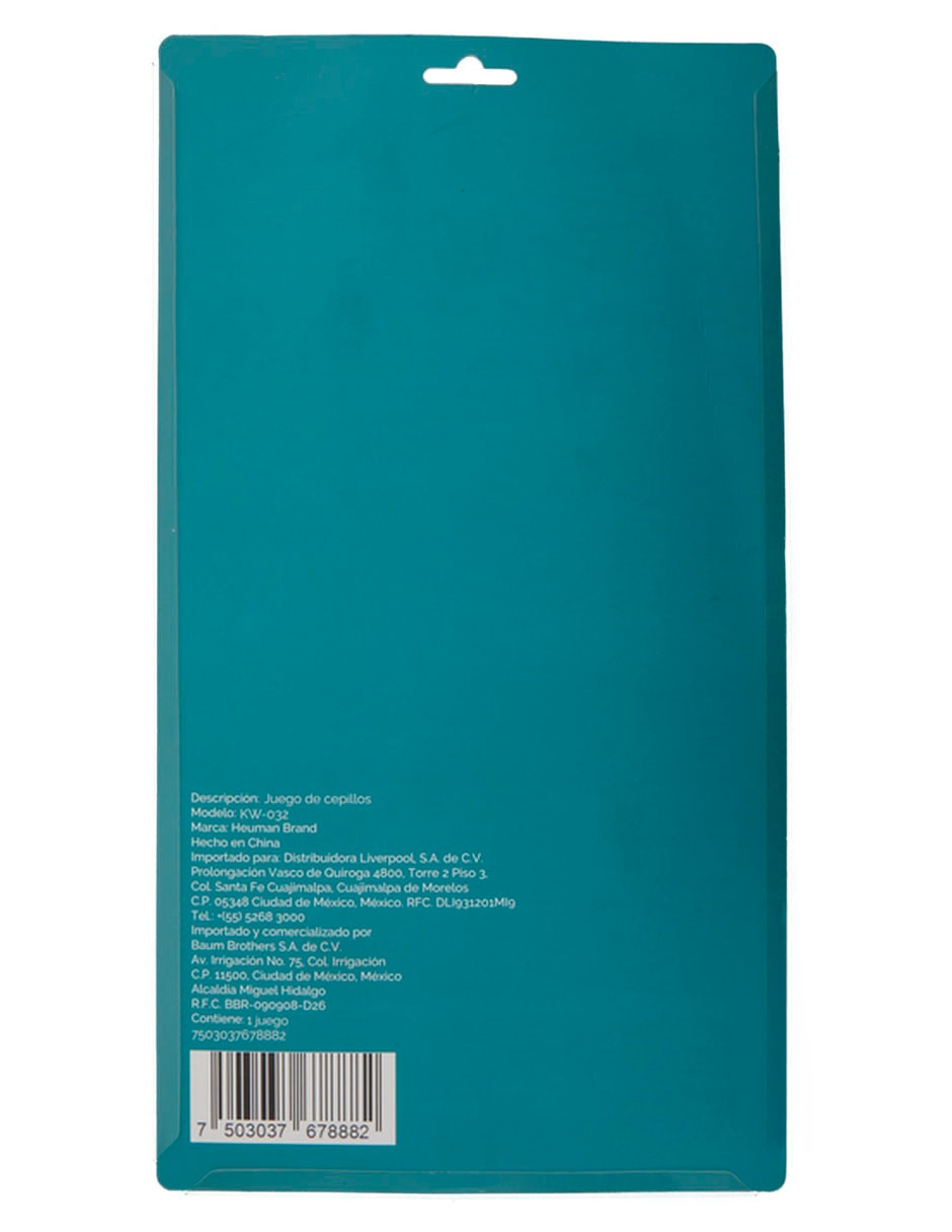 Cepillo Blue Con Cerdas Rígidas 2