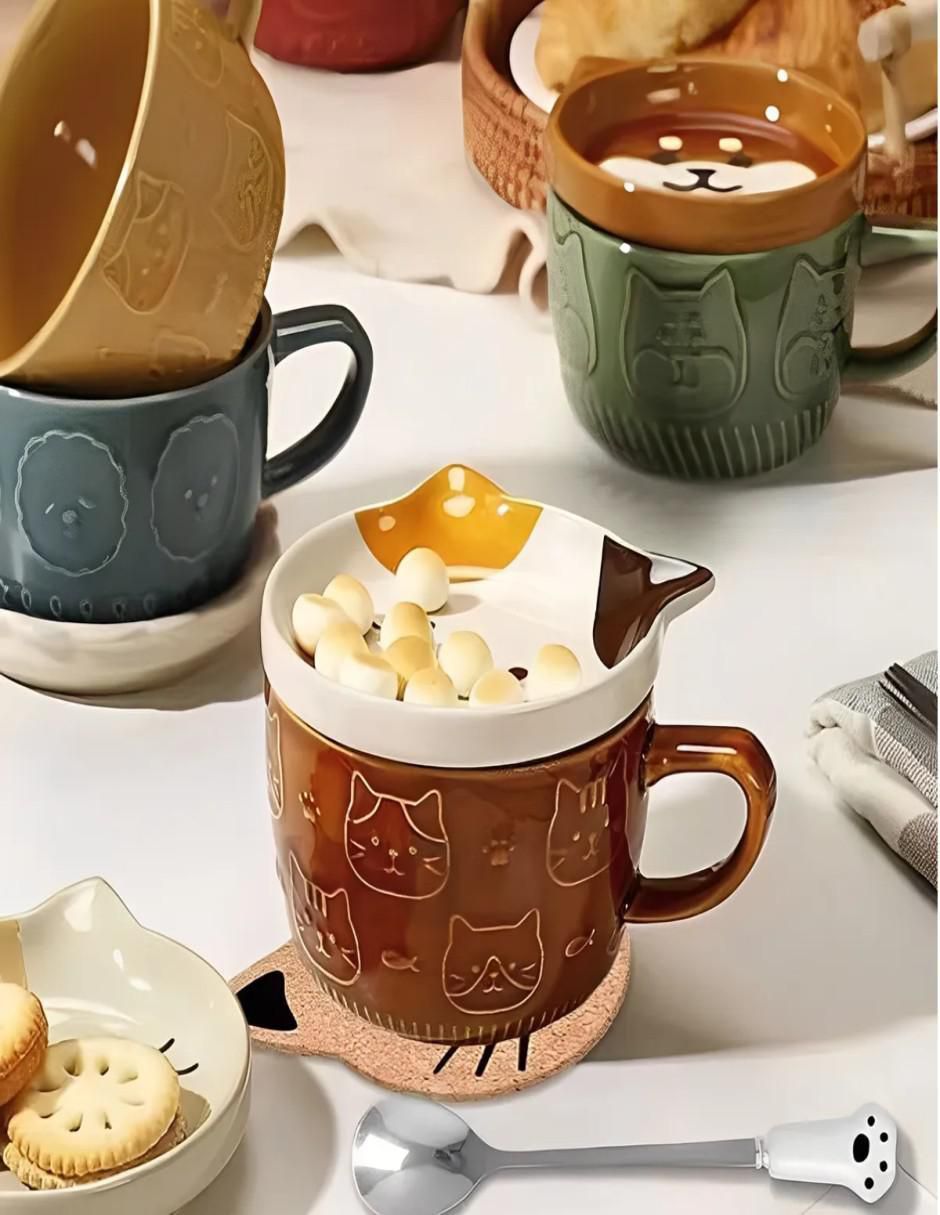 Taza con tapa 3 piezas 3