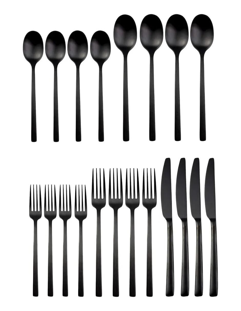 Set cubiertos Kasablanka de acero inoxidable 20 piezas