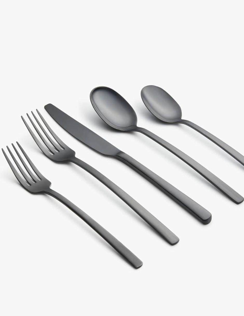 Set cubiertos Kasablanka de acero inoxidable 20 piezas