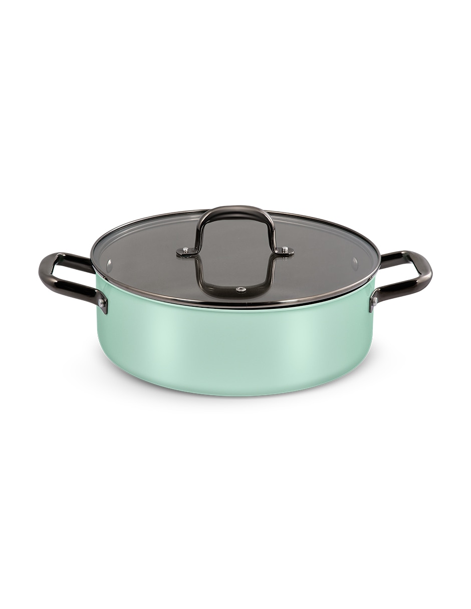 Batería de cocina Jade Cook de acero inoxidable antiadherente titanio 15 piezas