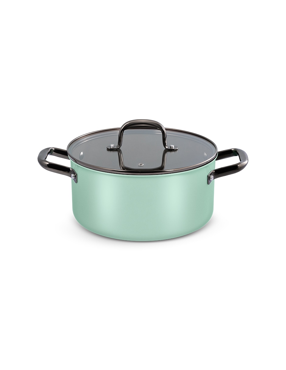 Batería de cocina Jade Cook de acero inoxidable antiadherente titanio 15 piezas