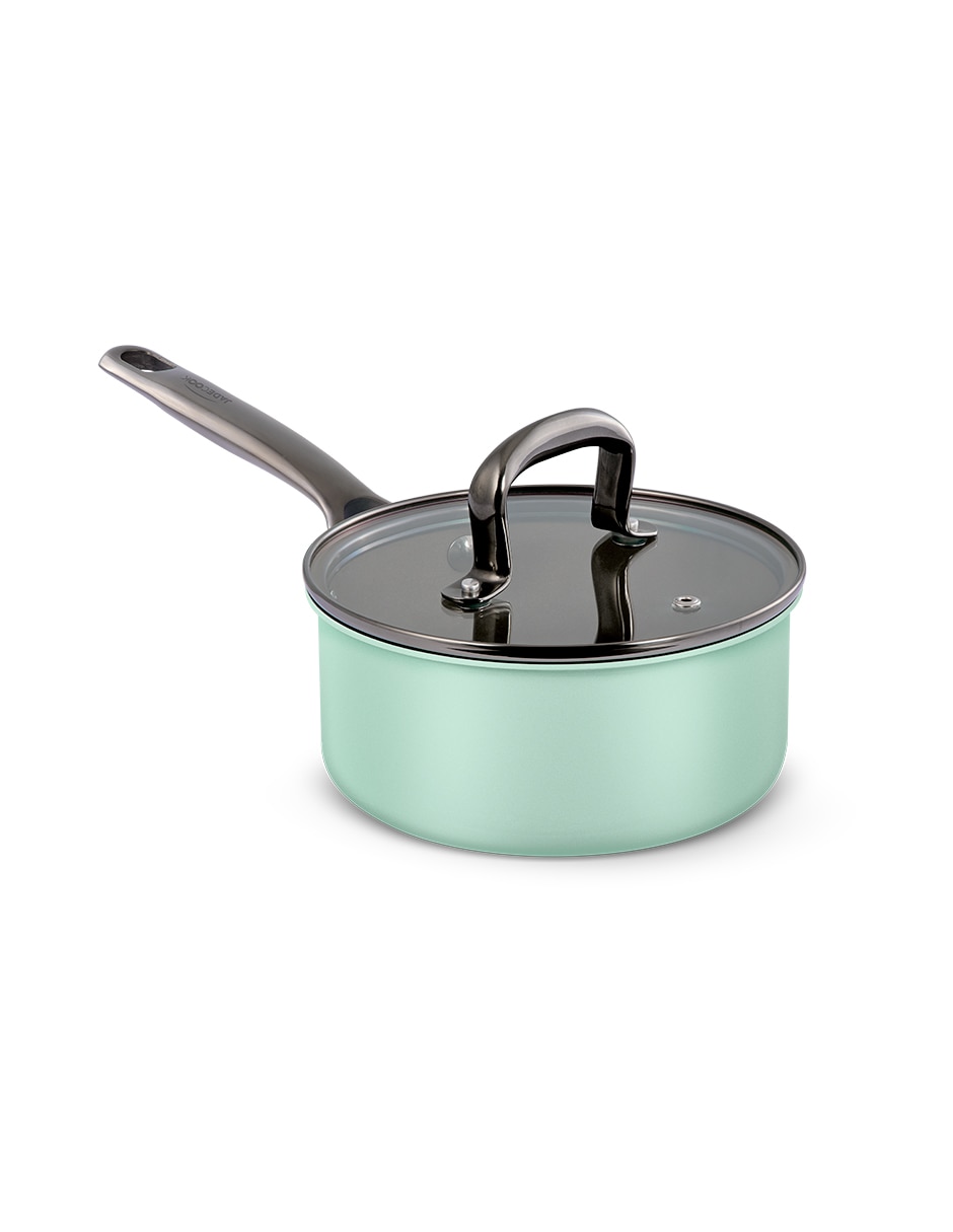 Batería de cocina Jade Cook de acero inoxidable antiadherente titanio 15 piezas