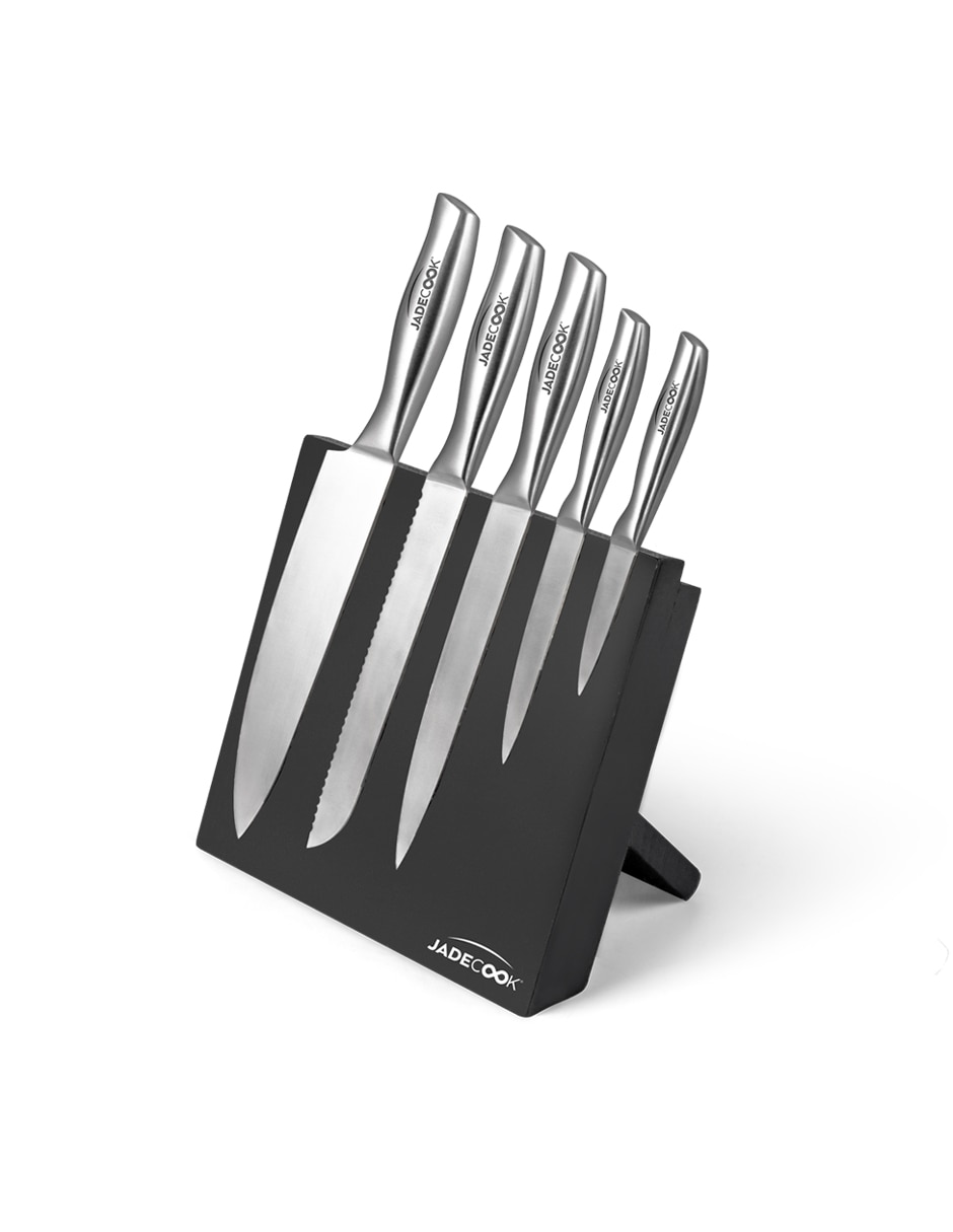 Batería de cocina Jade Cook de acero inoxidable antiadherente titanio 15 piezas