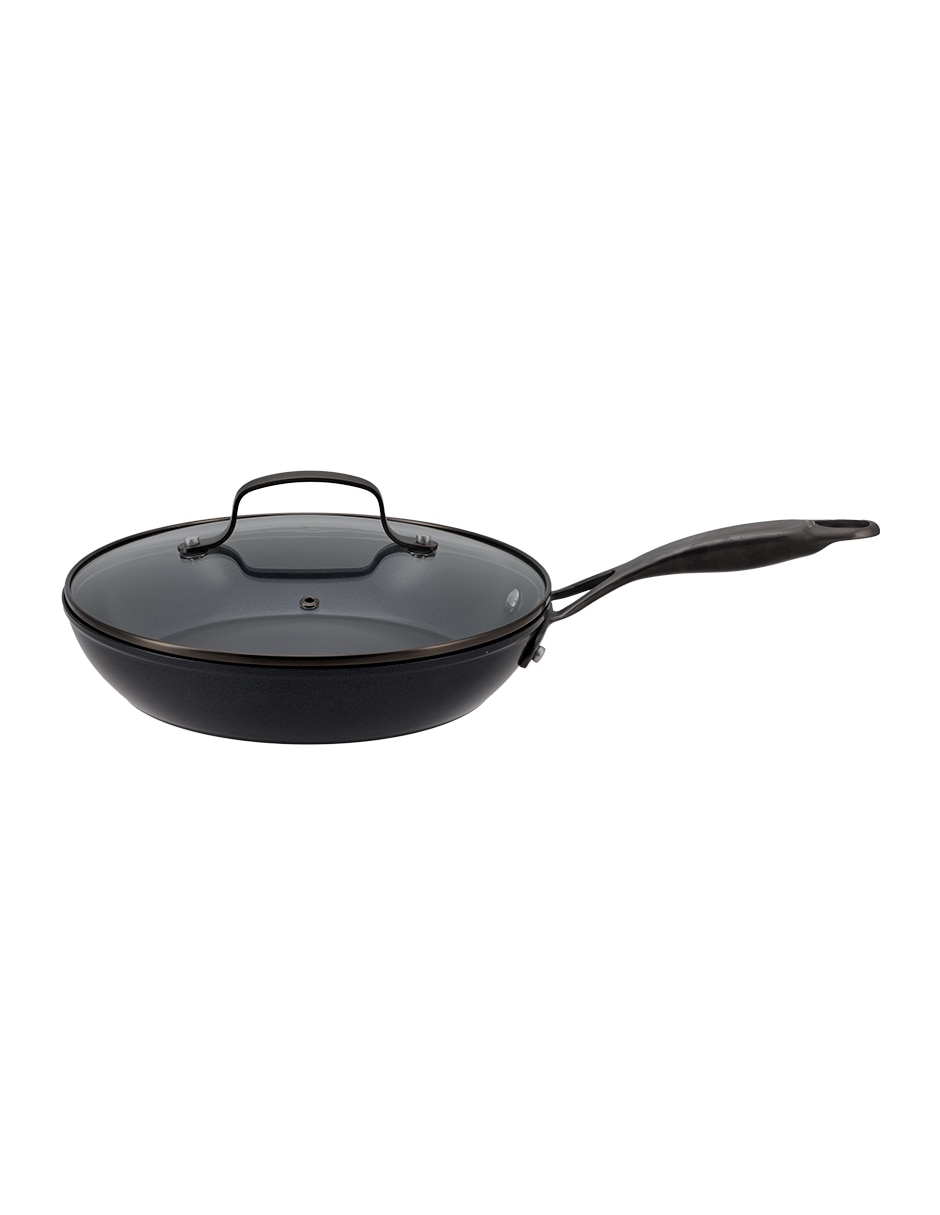 Sartén con tapa Jade Black de aluminio Sartén con tapa Jade Black de aluminio