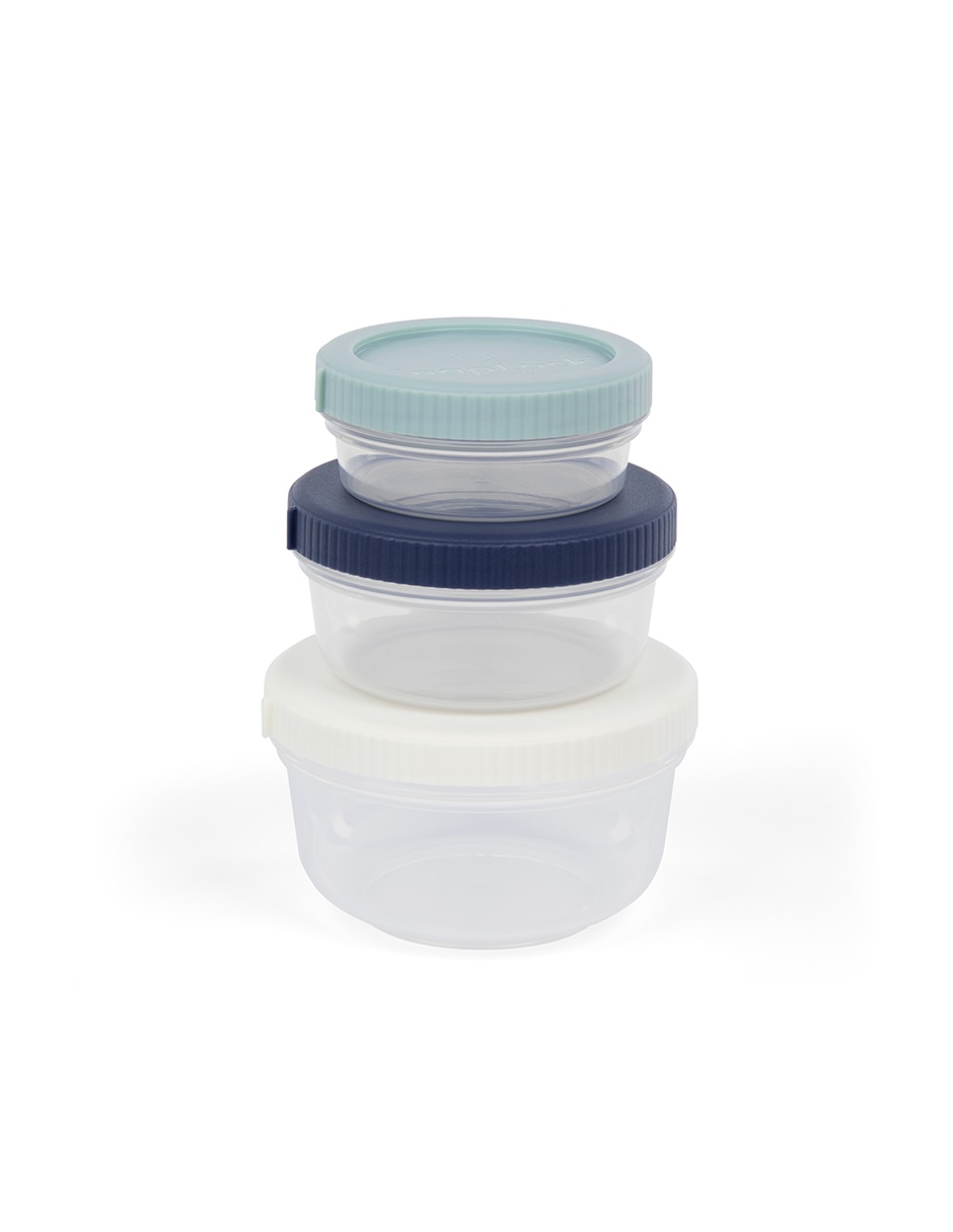 Set contenedores Progressive Snaplock 3 piezas