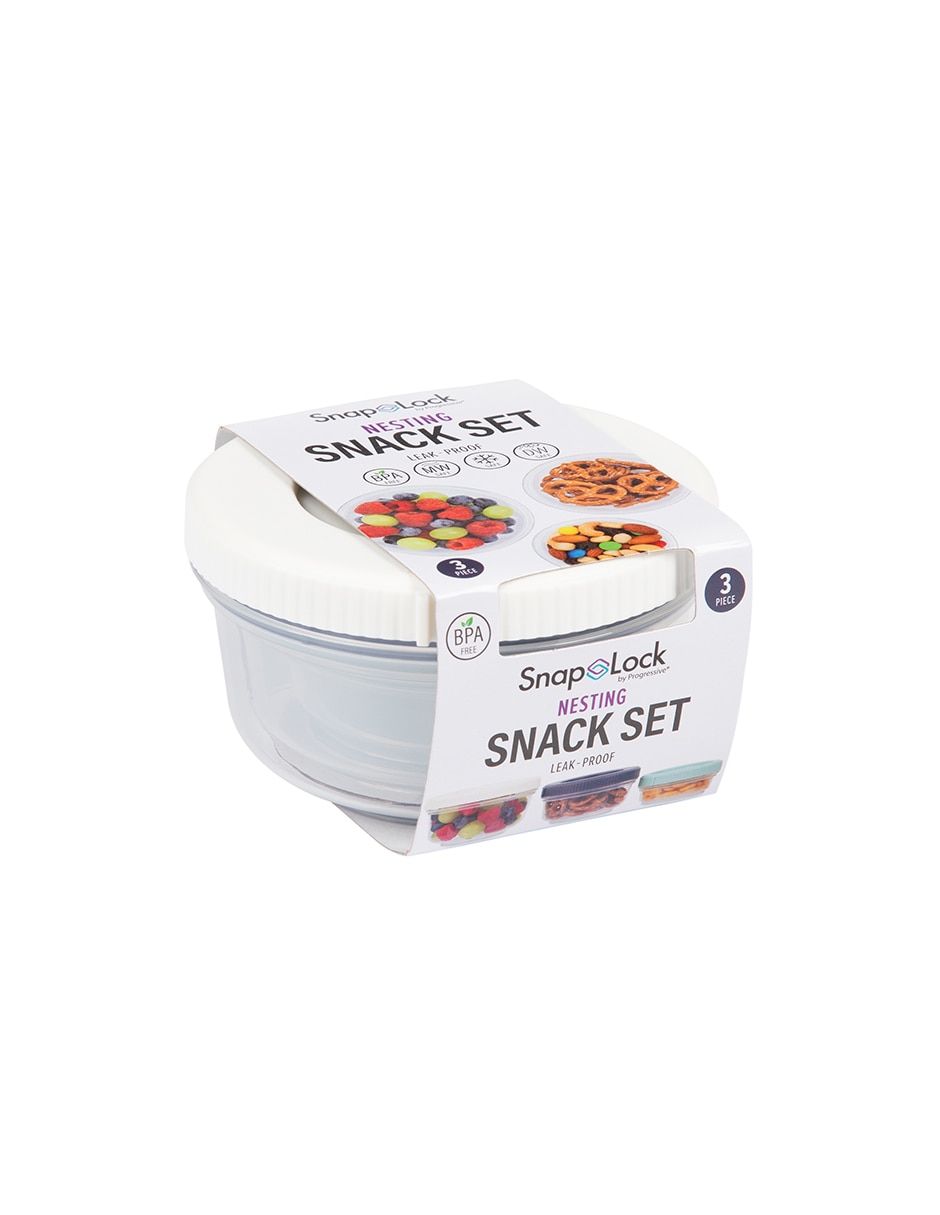 Set contenedores Progressive Snaplock 3 piezas