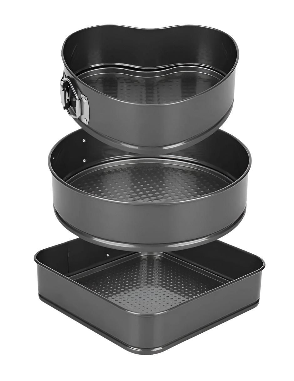 Set moldes acero inoxidable diferentes diseños