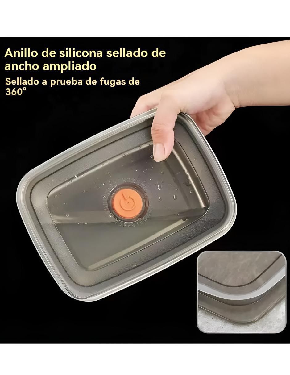 Set contenedores de acero inoxidable 4 piezas Set contenedores de acero inoxidable 4 piezas