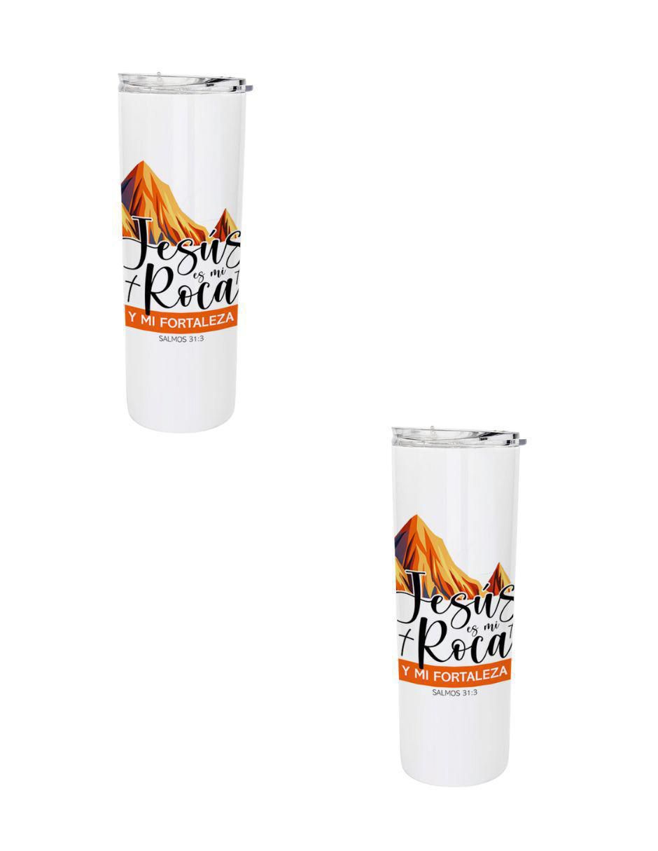 Set termo de acero inoxidable con tapa a presión