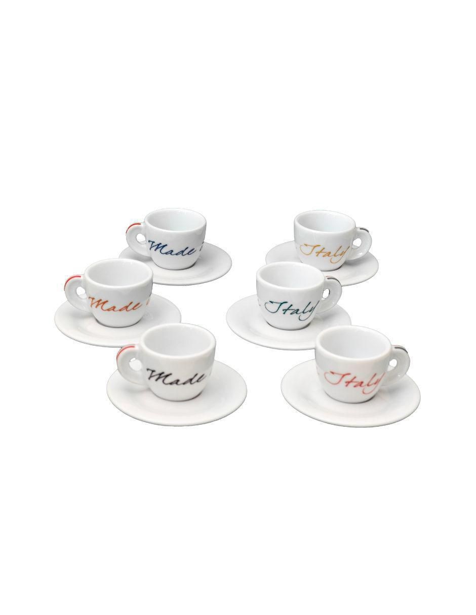 Set de tazas espresso Made In Italy 12 piezas