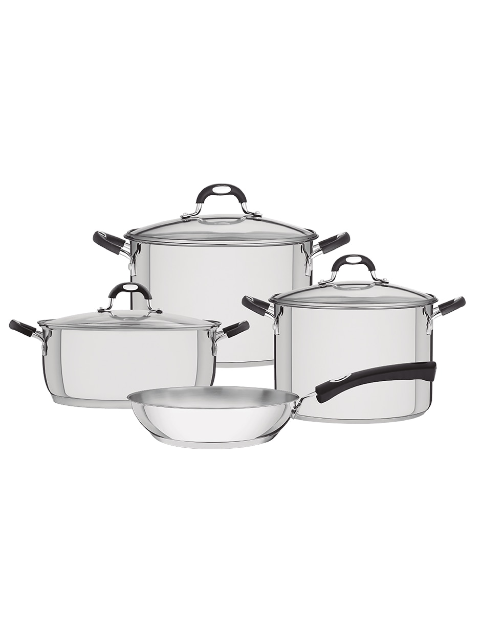 Batería de cocina 65100010 de acero inoxidable 7 piezas
