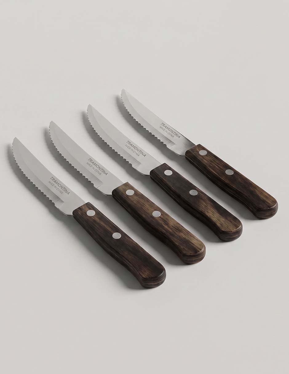Set de cuchillos para carne 4 piezas 1