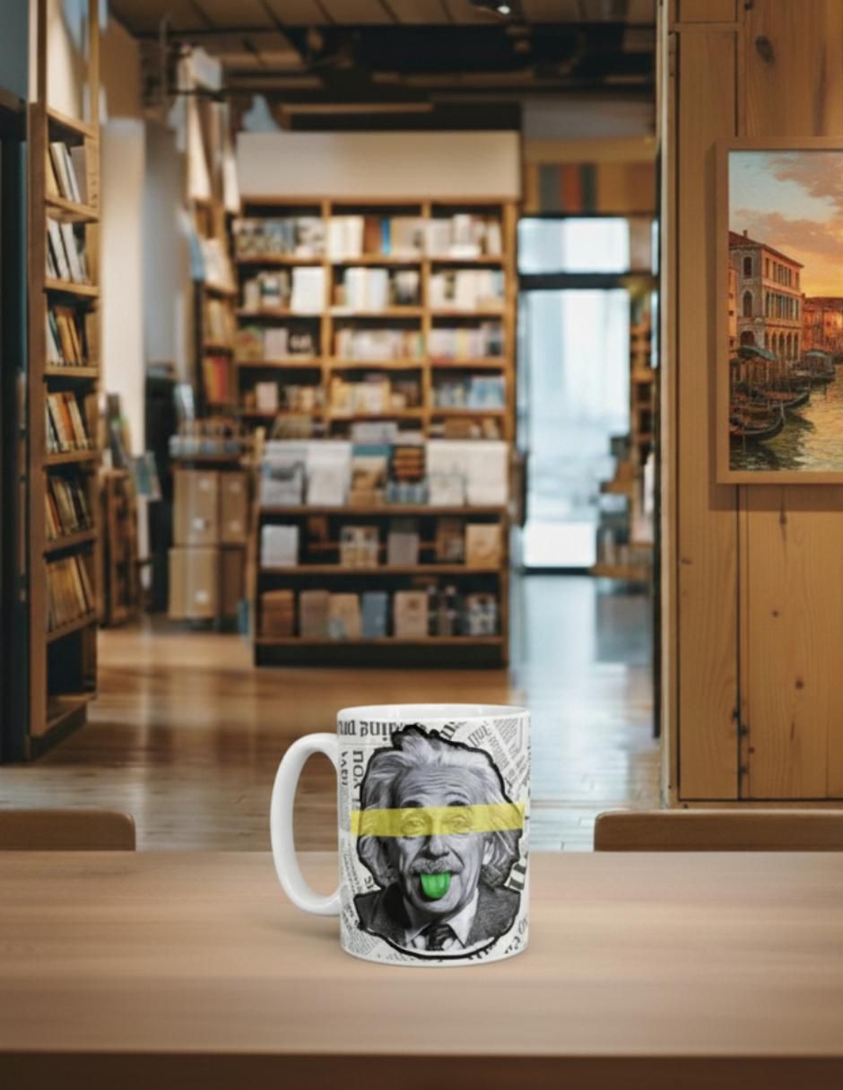 Set de tazas clásicas Albert Einstein 2 piezas 3