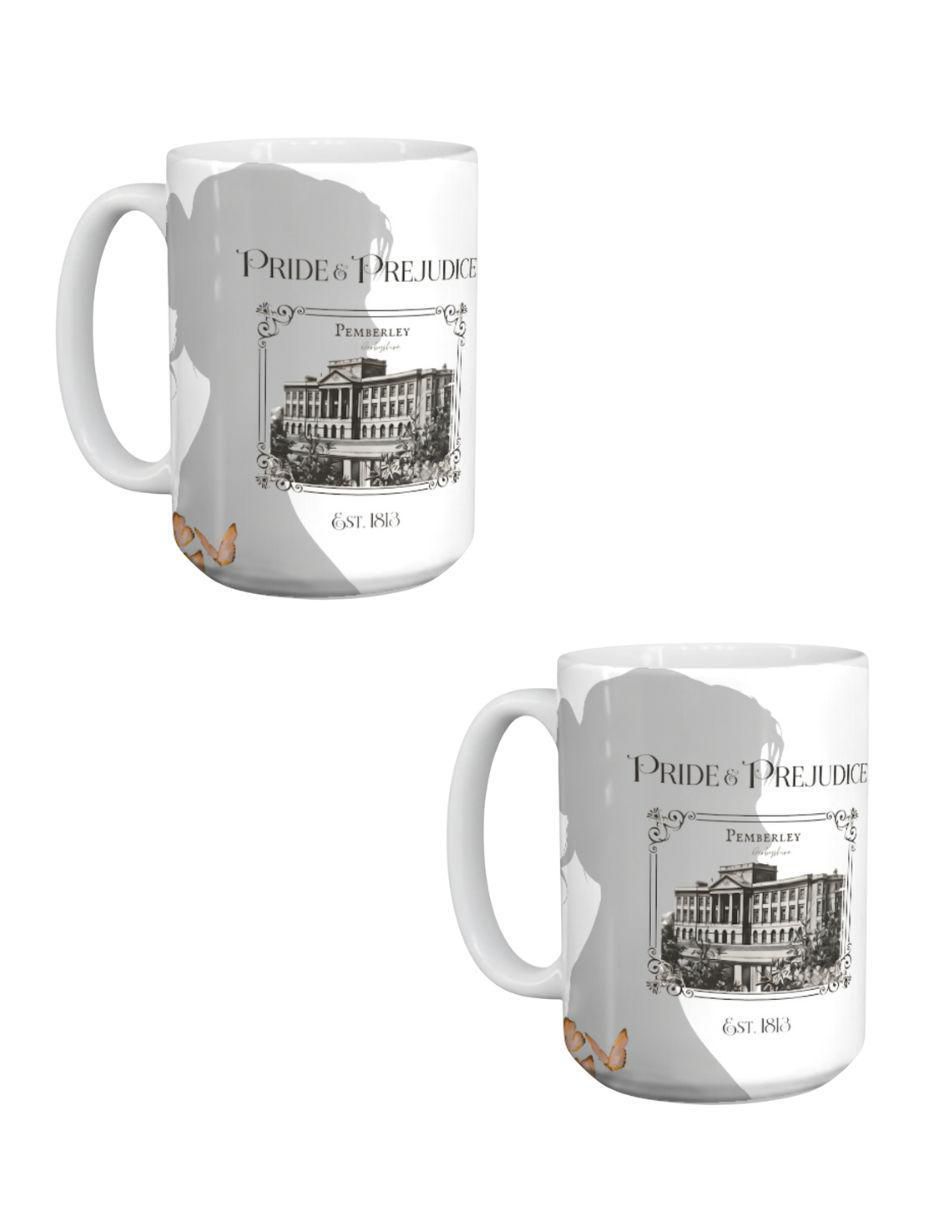 Set de tazas clásicas Jane Austen 2 piezas Set de tazas clásicas Jane Austen 2 piezas