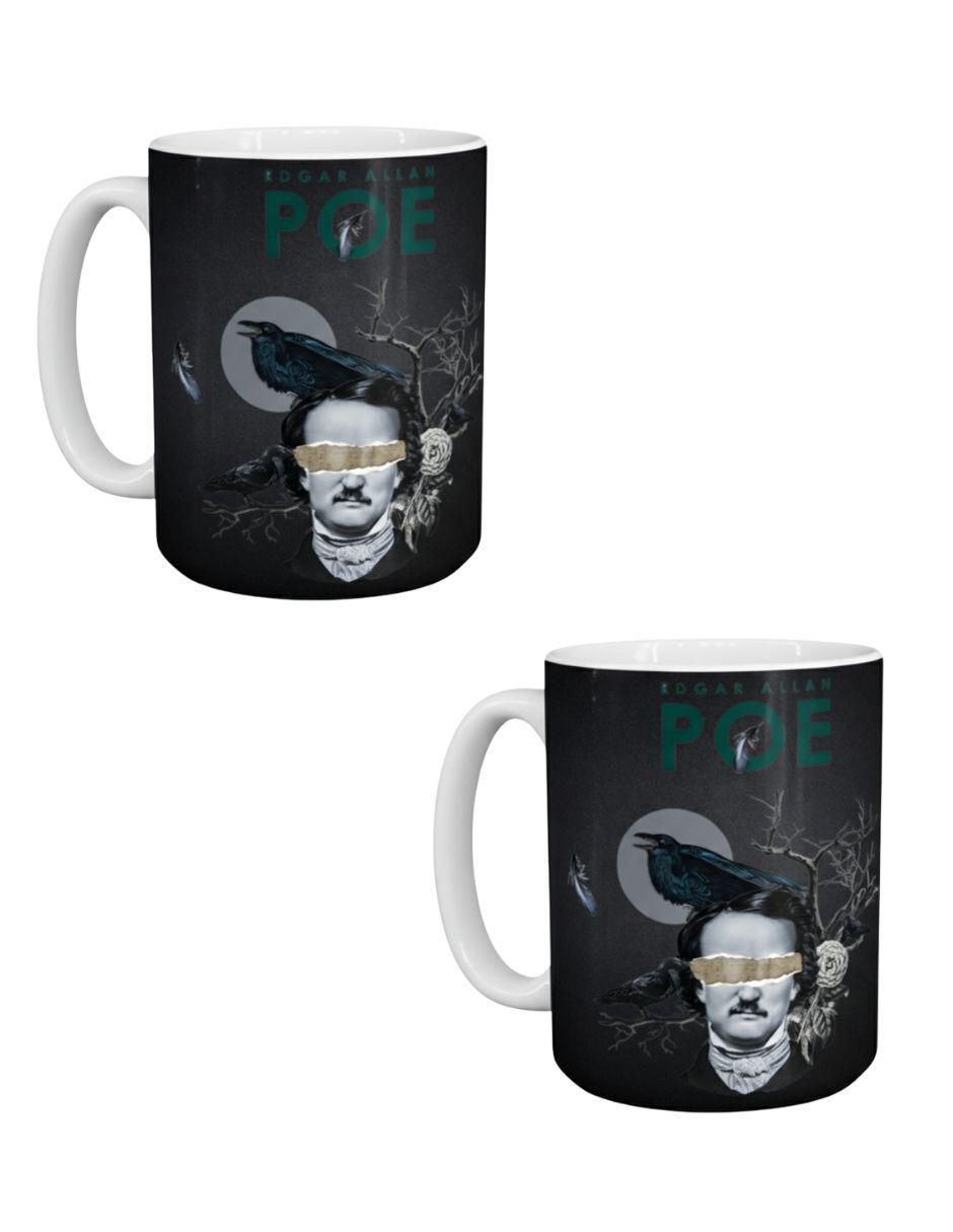 Set de tazas americanas Edgar Allan Poe 2 piezas Set de tazas americanas Edgar Allan Poe 2 piezas