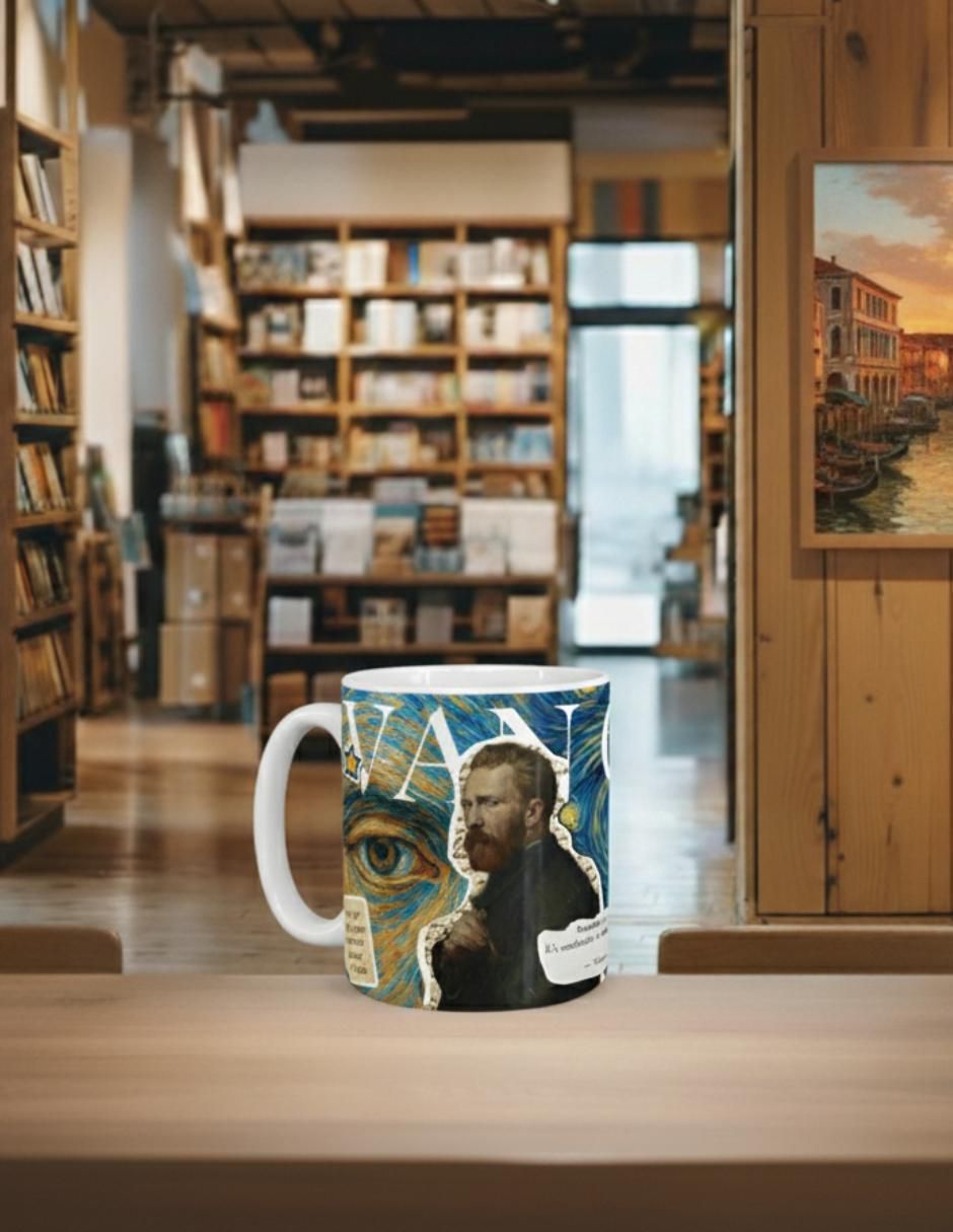 Set de tazas americanas Vincent Van Gogh 2 piezas 2