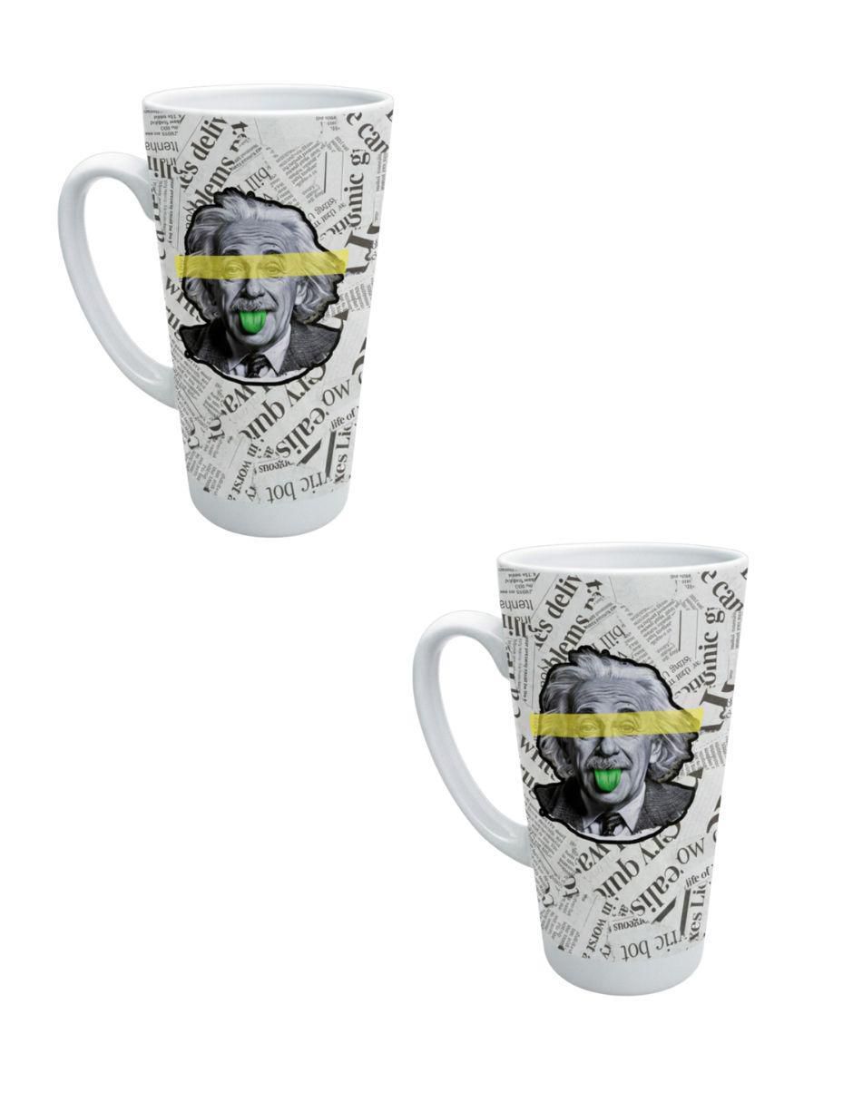 Set de tazas americanas Albert Einstein 2 piezas