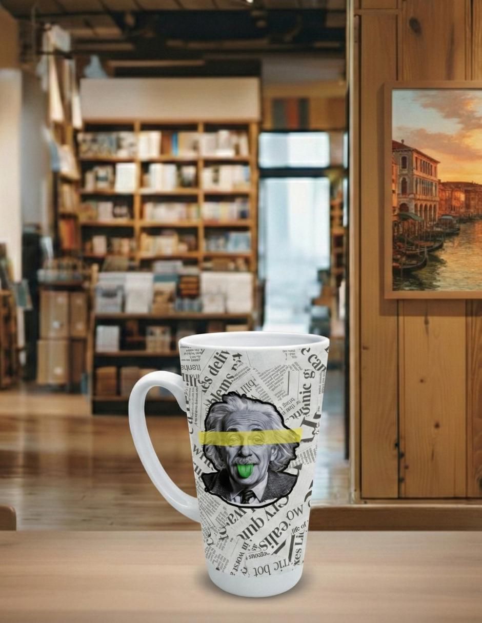 Set de tazas americanas Albert Einstein 2 piezas 4